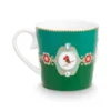 Love Birds Tasse Gross Grün Duo