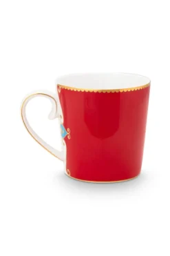 Love Birds Tasse Gross Rot
