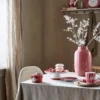 Love Birds Tortenteller Klein Rot/Rosa