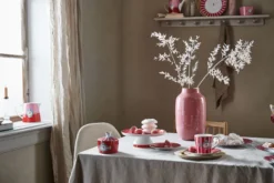 Love Birds Zuckerdose Rot/Rosa