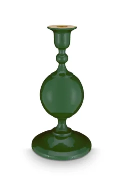Metall Kerzenständer Sphäre Klein Grün 24cm