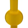 Metall Vase Gelb 40cm