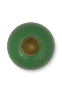 Metall Vase Grün 23cm