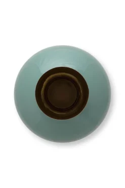Metall Vase Hellgrün 42cm