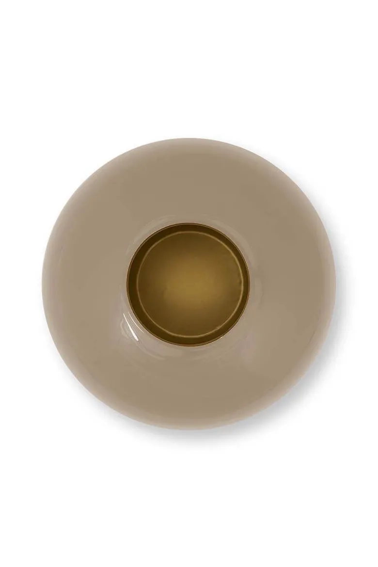 Metall Vase Khaki 32cm