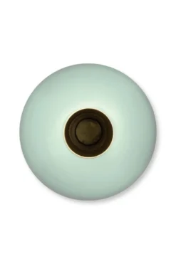 Metall Vase Mittel Blau 33cm