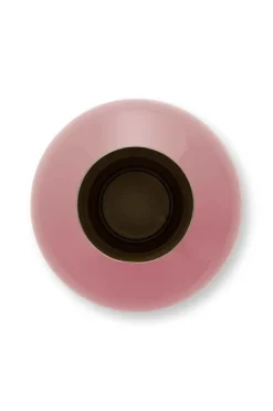 Metall Vase Rosa 40cm