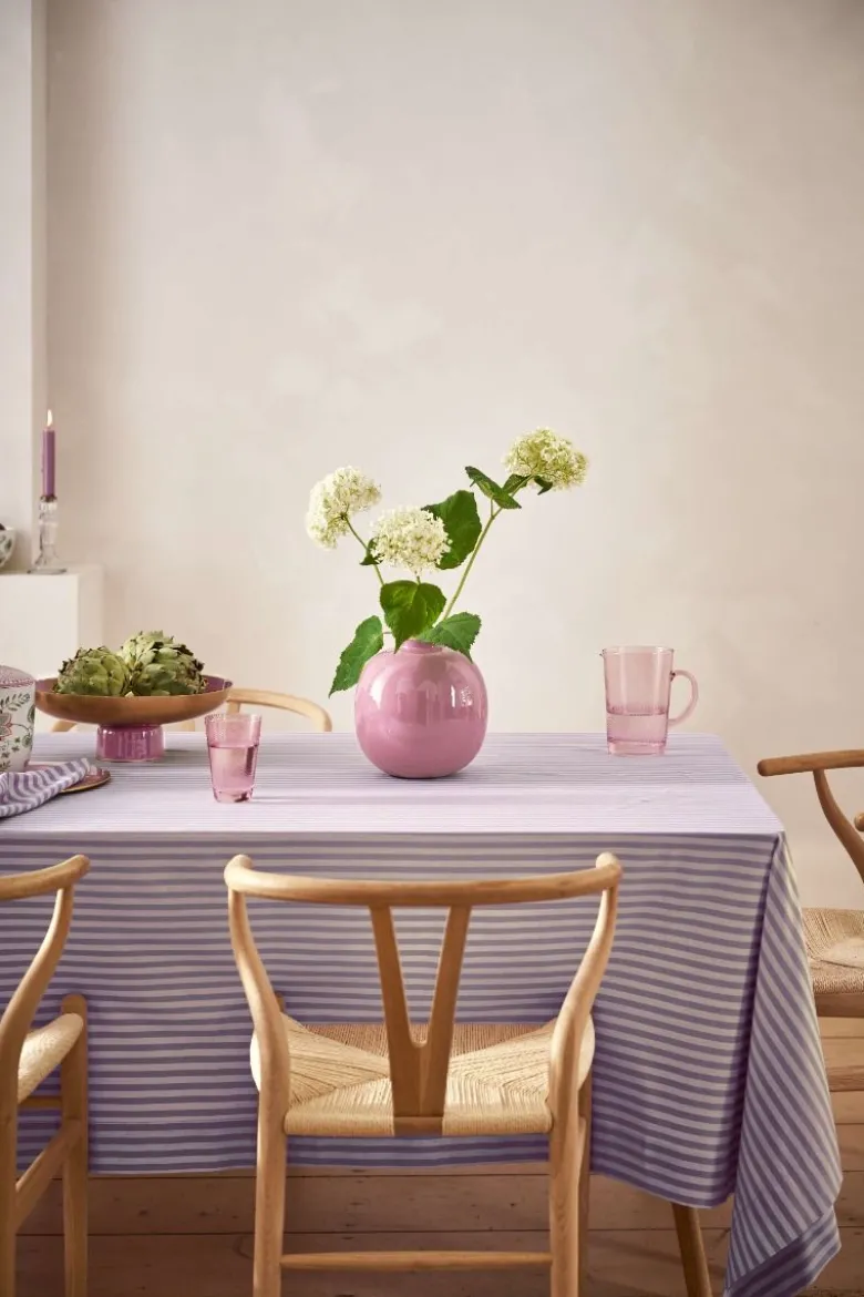 Metall Vase Violett 23cm