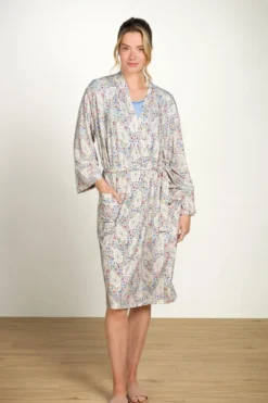 Naomi Kimono Kairi Bloom Blau