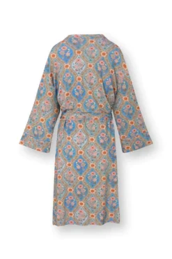 Naomi Kimono Ornamento Blau