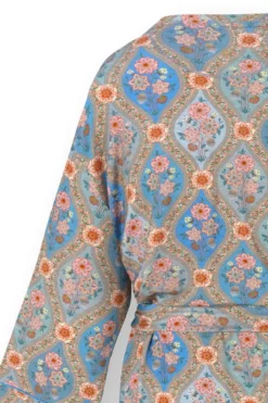 Naomi Kimono Ornamento Blau