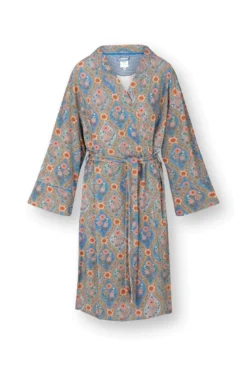 Naomi Kimono Ornamento Blau