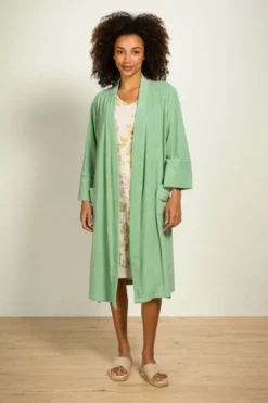 Naomi Kimono Petite Sumo Stripe Grün
