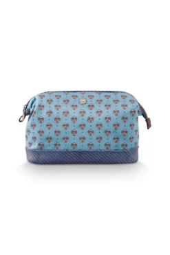 Necessaire Cooper Groß Jaipur Flower Blau