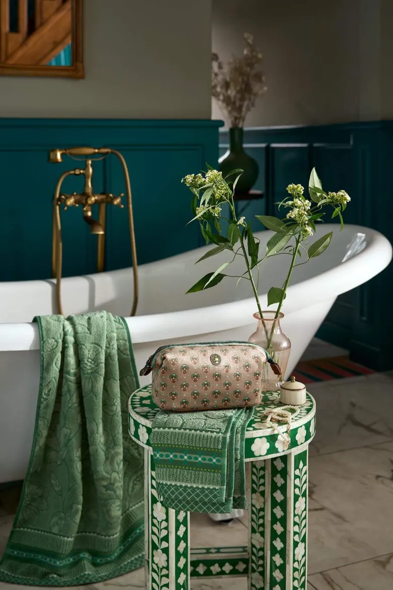 Necessaire Cooper Klein Jaipur Flower Grün
