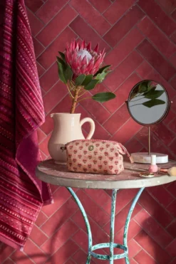 Necessaire Cooper Klein Jaipur Flower Rosa