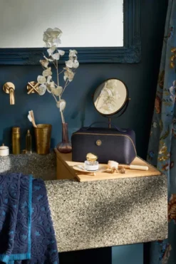 Necessaire Cyrille Mittelgroß Blau