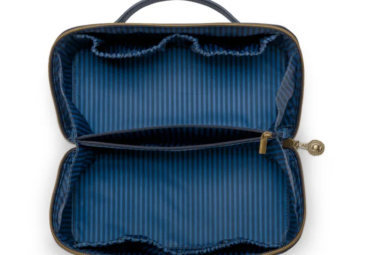 Necessaire Cyrille Mittelgroß Blau