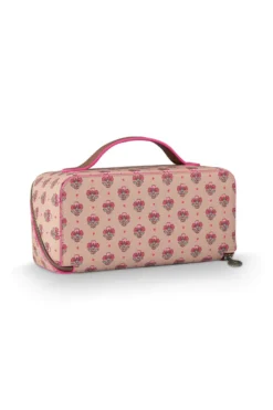 Necessaire Cyrille Mittelgroß Jaipur Flower Rosa