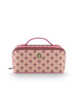 Necessaire Cyrille Mittelgroß Jaipur Flower Rosa