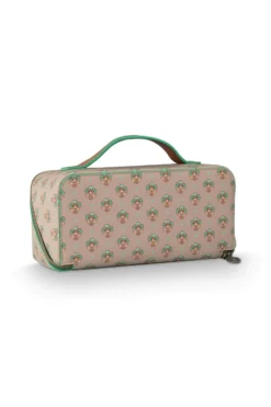 Necessaire Cyrille Mittelgroß Jaipur Flower Grün