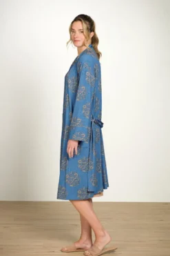 Nisha Kimono Namaste Blau