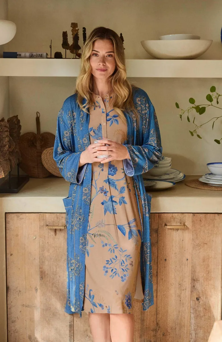 Nisha Kimono Namaste Blau