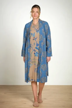 Nisha Kimono Namaste Blau
