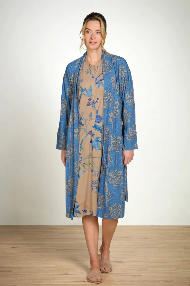Nisha Kimono Namaste Blau