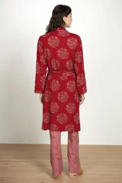Nisha Kimono Namaste Rot