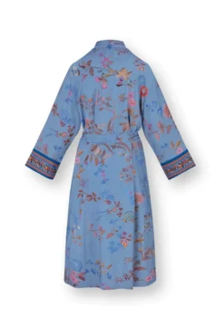 Noa Kimono Bodhi Flower Blau