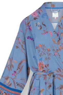Noa Kimono Bodhi Flower Blau