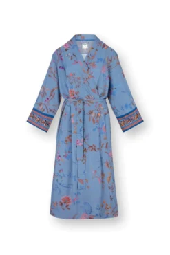 Noa Kimono Bodhi Flower Blau