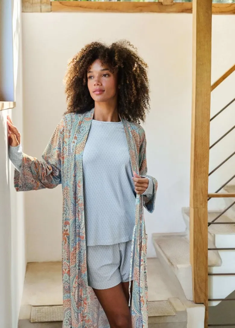Noa Kimono Jabali Blau