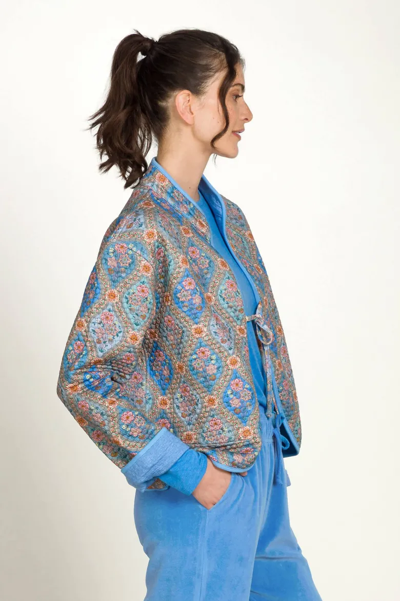 Nova Jacke Ornamento Blau
