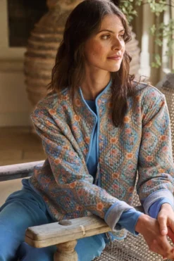 Nova Jacke Ornamento Blau