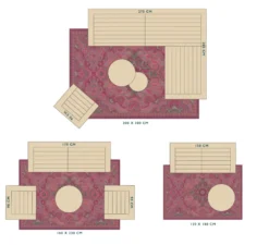 Outdoor Teppich Moon Delight by Pip Dunkel Rosa