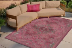 Outdoor Teppich Moon Delight by Pip Dunkel Rosa