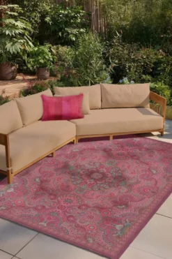 Outdoor Teppich Moon Delight by Pip Dunkel Rosa