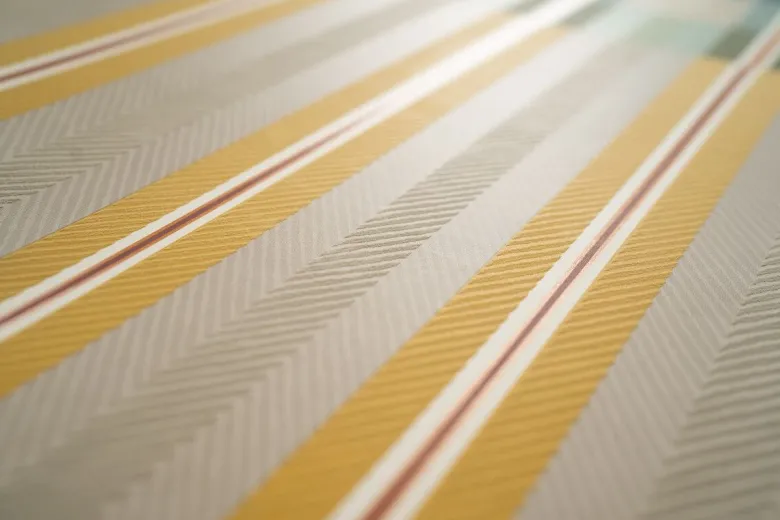 Pip Studio Blurred Lines Vliestapete Beige/Gelb