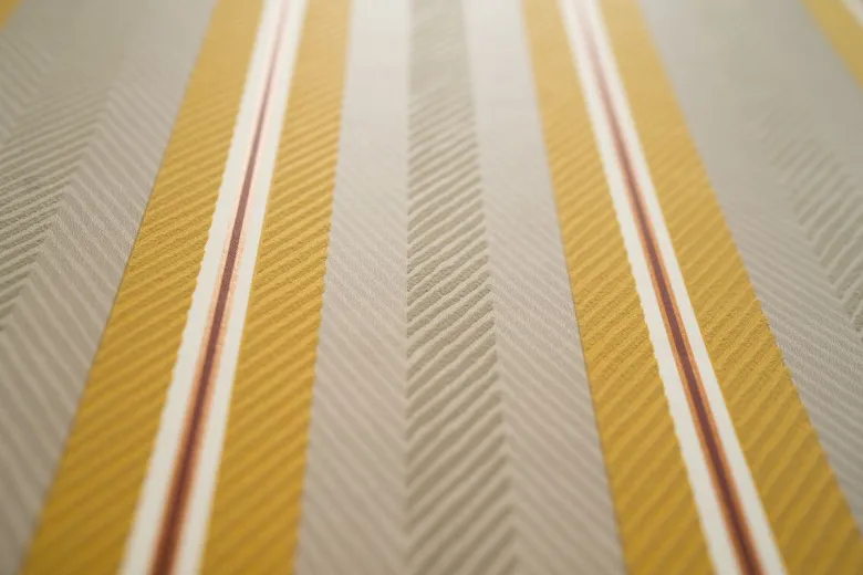 Pip Studio Blurred Lines Vliestapete Beige/Gelb