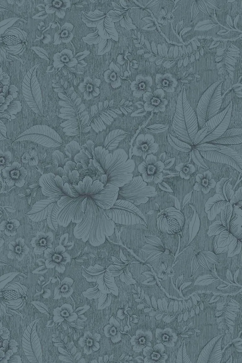 Pip Studio Casa dei Fiori Vliestapete Denim Blau