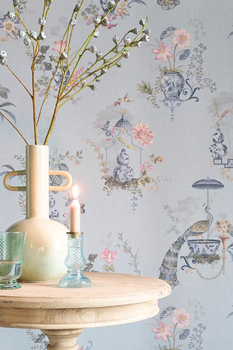 Pip Studio Chinese Porcelain Vinyltapete Hellblau