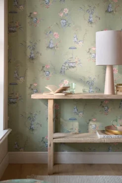 Pip Studio Chinese Porcelain Vinyltapete Hellgrün