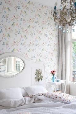 Pip Studio Early Bird Vliestapete Gebrochen Weiss