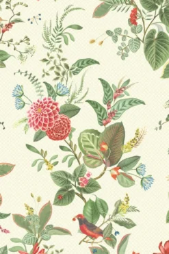 Pip Studio Floris Vliestapete Weiss