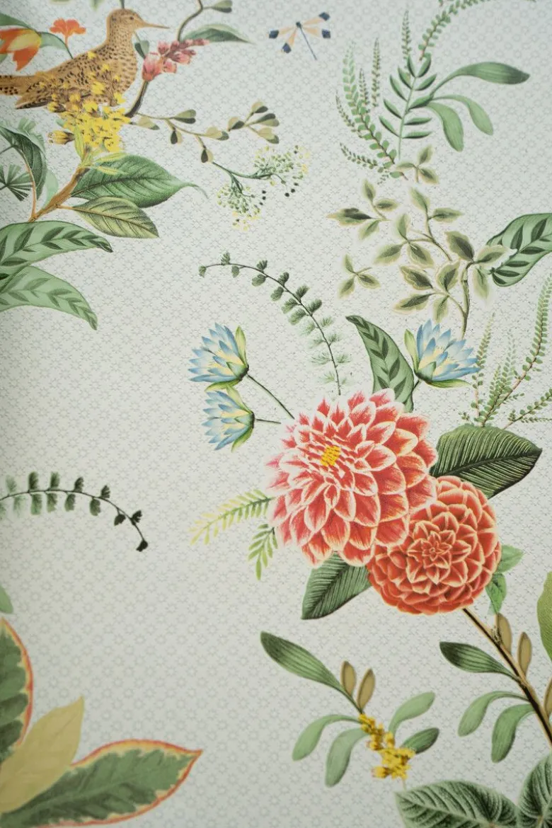 Pip Studio Floris Vliestapete Weiss