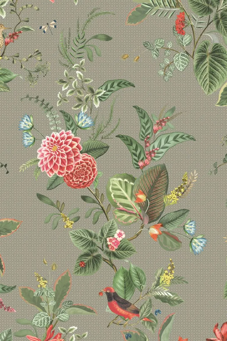 Pip Studio Floris Vliestapete Khaki