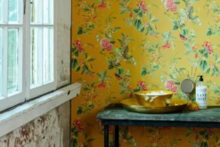 Pip Studio Floris Vliestapete Gelb