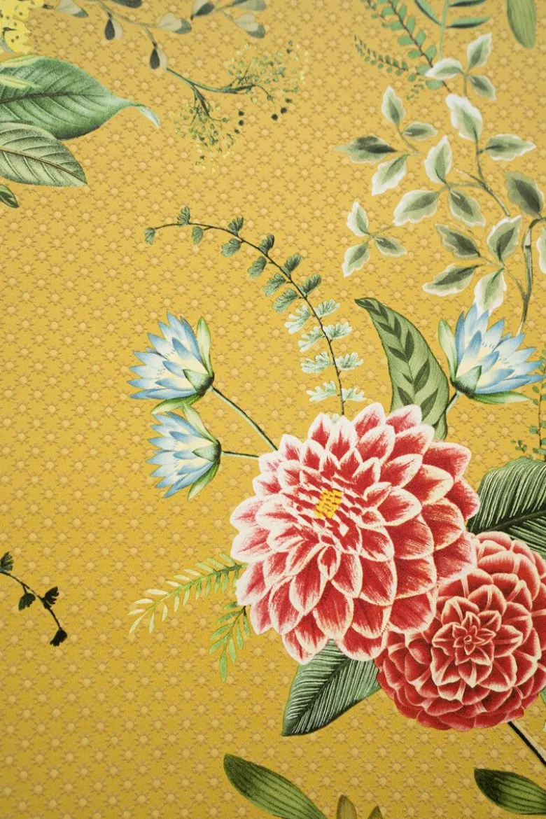 Pip Studio Floris Vliestapete Gelb